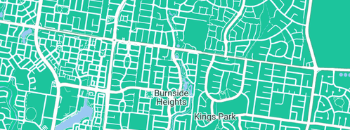 Map showing the location of blackcanoe in Burnside Heights, VIC 3023