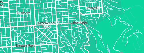 Map showing the location of Carpenter Burnside in Burnside, SA 5066