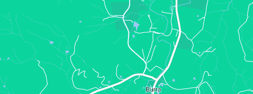 Map showing the location of Burra Bushfire Shed in Burra, NSW 2620