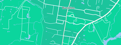 Map showing the location of Akhurst B J in Burradoo, NSW 2576
