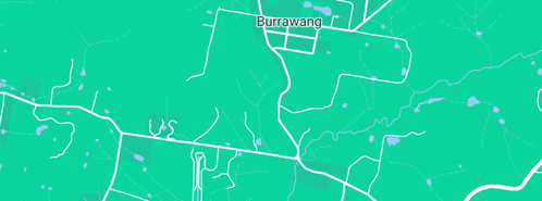 Map showing the location of Burrawang Local Post Office in Burrawang, NSW 2577