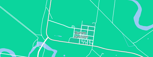 Map showing the location of Junction City Transport in Burren Junction, NSW 2386