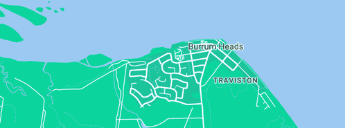 Map showing the location of Turtle Garden Bags in Burrum Heads, QLD 4659