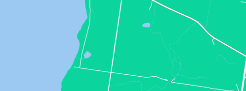 Map showing the location of Little A L in Burrumbeet, VIC 3352