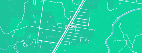 Map showing the location of Solstice Plumbing & Drainage in Buxton, NSW 2571