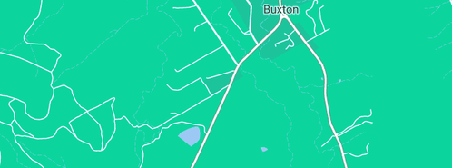 Map showing the location of Buxton Trout Farm in Buxton, VIC 3711