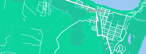 Map showing the location of Geomax Refrigerated Transport in Byron Bay, NSW 2481