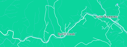 Map showing the location of Mount Warning Forest Hideaway in Byrrill Creek, NSW 2484