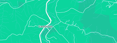 Map showing the location of Yabbaloumba Retreat in Cambroon, QLD 4552