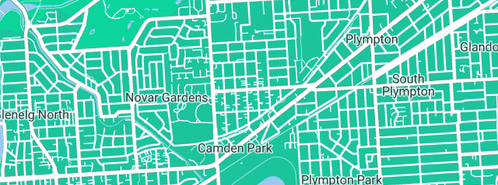 Map showing the location of Lane Print Group in Camden Park, SA 5038