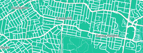 Map showing the location of Frametek in Camp Hill, QLD 4152