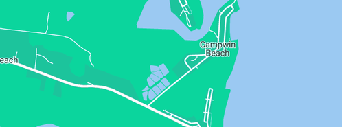 Map showing the location of Trevor Bird Carpentry Service in Campwin Beach, QLD 4737