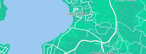 Map showing the location of Jet Buzz in Cams Wharf, NSW 2281
