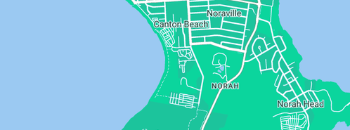 Map showing the location of F2 Graphics in Canton Beach, NSW 2263