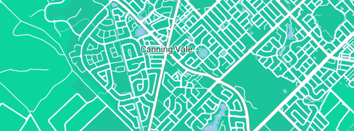 Map showing the location of Chef De Home in Canning Vale South, WA 6155