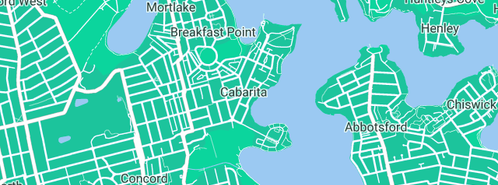 Map showing the location of Blue Water Sailing in Cabarita, NSW 2137