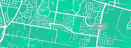 Map showing the location of Club Security Services in Caddens, NSW 2747
