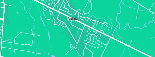 Map showing the location of PC & Networks At Home in Calala, NSW 2340