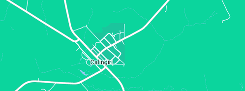 Map showing the location of Australia Post in Calingiri, WA 6569
