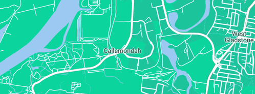 Map showing the location of Bellis Gladstone in Callemondah, QLD 4680
