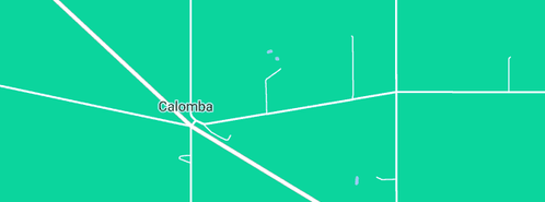 Map showing the location of Calomba Transport in Calomba, SA 5501