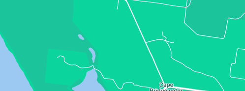 Map showing the location of Shelly Beach Retreat in Cape Bridgewater, VIC 3305