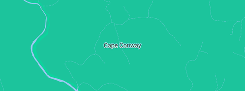 Map showing the location of Cape Conway picnic area in Cape Conway, QLD 4800