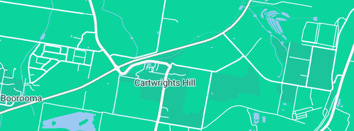 Map showing the location of Two Birds Business Solutions in Cartwrights Hill, NSW 2650