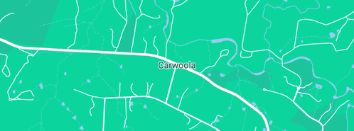 Map showing the location of Up In Lights Singing Studio in Carwoola, NSW 2620