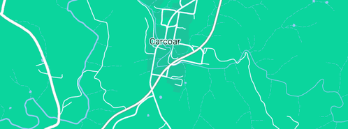 Map showing the location of Central West Psychology in Carcoar, NSW 2791