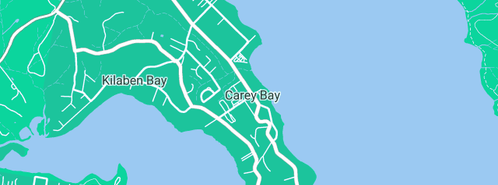 Map showing the location of Mendham S in Carey Bay, NSW 2283
