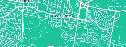 Map showing the location of Cocoa Tans & Beauty in Carina Heights, QLD 4152