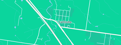Map showing the location of Paramoor Farm in Carlsruhe, VIC 3442