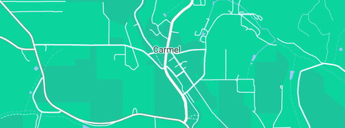 Map showing the location of Kaszazz in Carmel, WA 6076