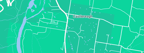 Map showing the location of The Modern Itch - Digital Marketing Agency in Castlereagh, NSW 2749
