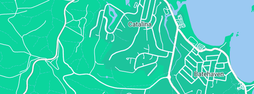 Map showing the location of Home Maintenance Services in Catalina, NSW 2536