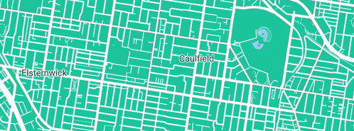 Map showing the location of Bartfeld Textiles Pty Ltd in Caulfield, VIC 3162