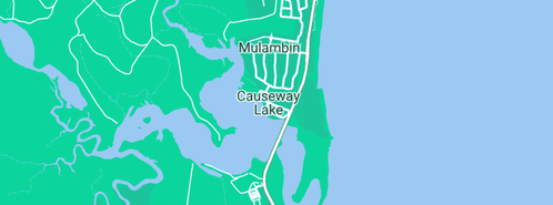 Map showing the location of Causeway Boat Ramp in Causeway Lake, QLD 4703
