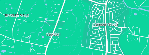 Map showing the location of Camden Valley Inn in Cawdor, NSW 2570