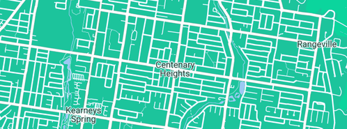 Map showing the location of Centenary Heights High School in Centenary Heights, QLD 4350