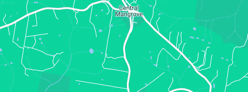 Map showing the location of Incr-Edible Cakes Australia in Central Mangrove, NSW 2250