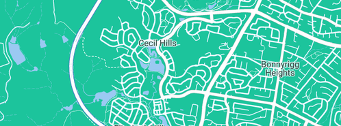 Map showing the location of Goji Juice Distributors Australia in Cecil Hills, NSW 2171