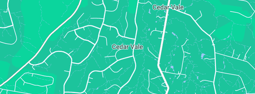 Map showing the location of Cedarvale Roses in Cedar Vale, QLD 4285