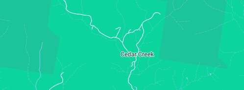 Map showing the location of Glass Now in Cedar Creek, NSW 2484