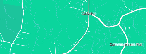 Map showing the location of Cedarton Excavator Hire in Cedarton, QLD 4514
