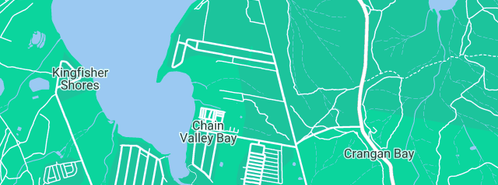 Map showing the location of Rebel Bobcat in Chain Valley Bay, NSW 2259