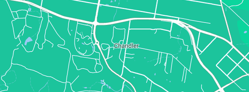 Map showing the location of Chandler Diving Lessons Brisbane in Chandler, QLD 4155