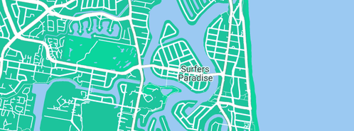 Map showing the location of Hot Rod Stickers Surfers Paradise in Chevron Island, QLD 4217