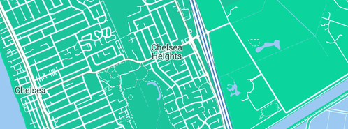 Map showing the location of Diversify Commercial Diving in Chelsea Heights, VIC 3196