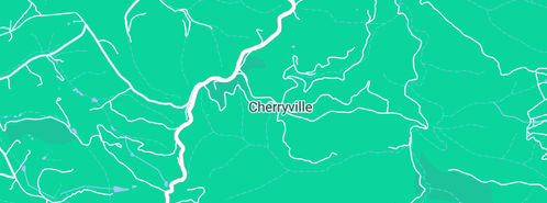 Map showing the location of Big Blue Roo Design Studio in Cherryville, SA 5134